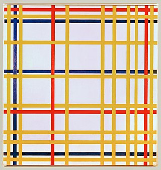 <i>New York City</i> (painting) Painting by Piet Mondrian