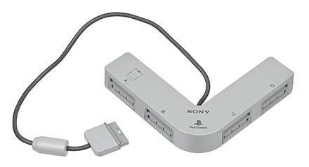 The official multitap for the PlayStation