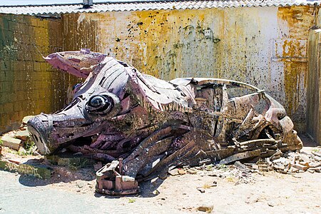The Pig by Bordalo II