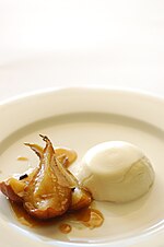 Pot roasted pears with marscapone panna cotta.jpg