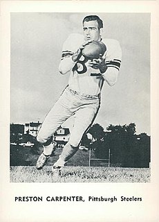 <span class="mw-page-title-main">Preston Carpenter</span> American football player (1934–2011)