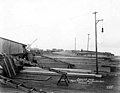 Puget Mill Co steamship dock, Port Gamble, Washington, December 1918 (INDOCC 517).jpg