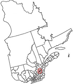Localização detalhada da cidade de Quebec na província de Quebec