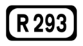 File:R293 Regional Route Shield Ireland.png