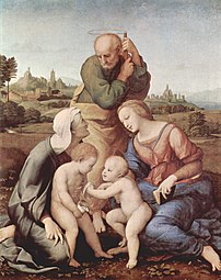 A Sagrada Família Canigiani, 1518 Antiga Pinacoteca, Munique