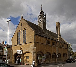 Moreton-in-Marsh Town in Gloucestershire, England