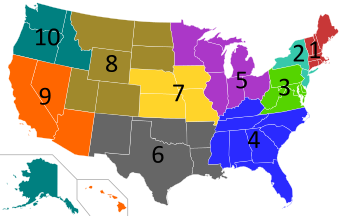 The administrative regions of the United State...