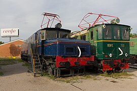 La 7206, restaurée en livrée bleue.