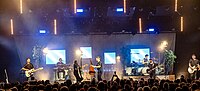 Bilder vom Zelt Musik Festival 2023 in Freiburg im Breisgau:Revolverheld am 15.07.2023 im Spiegelzelt