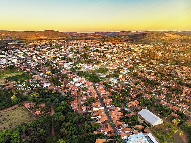 Vista aérea de Riacho de Santana