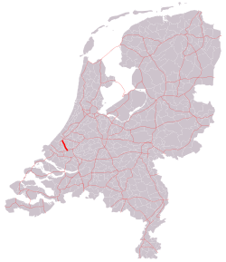 Verloop van de A13