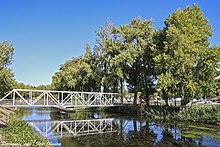 The Lis River crossing Leiria