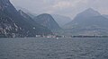 Blick vom Gardasee auf Riva del Garda, 2009