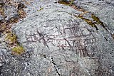 Rock carvings at Norrforsen