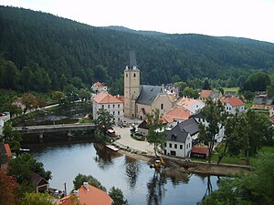 Rožmberk Nad Vltavou: Historie, Vývoj počtu obyvatel, Obecní správa a politika