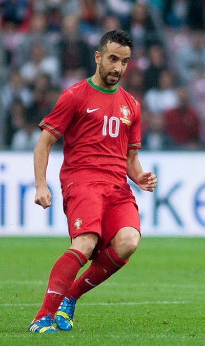 Amorim playing for Portugal in June 2013