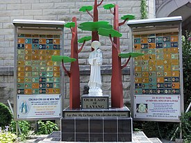 Our Lady of La Vang shrine Sacred Heart Cathedral - Davenport, Iowa La Vang.JPG