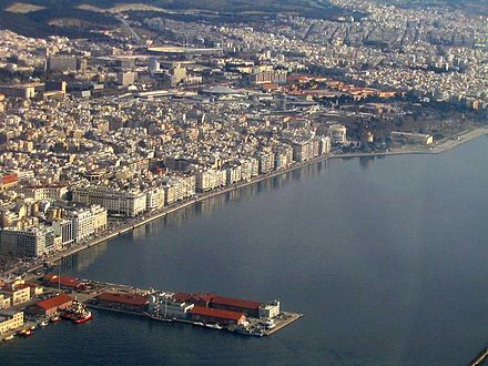 Aerial view of Thessaloniki