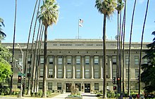 The historic San Bernardino County Court House, built in 1927.