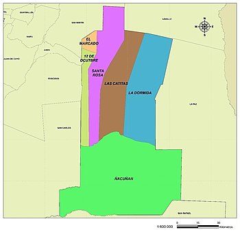 Mendoza Departamento Santa Rosa: Historia, Geografía, Gobierno