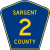 Sargent County Route 2 ND.svg