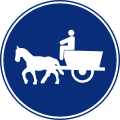 R-408 Road for animal traction vehicles