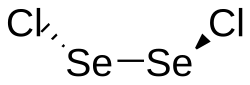 Strukturformel von Selen(I)-chlorid