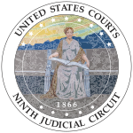 Sceau des tribunaux des États-Unis, neuvième circuit judiciaire.svg