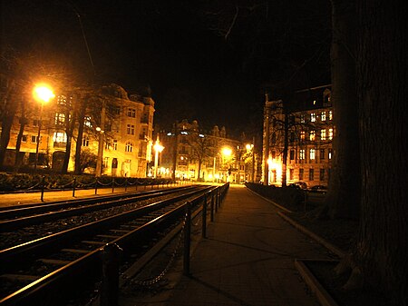 Sechsstädteplatz nacht