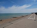 The beach to the north of Sheerness on the Isle of Sheppey.