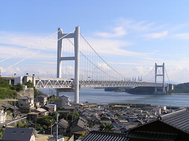 Image: Shimotsui Seto Bridge who saw from Okayama Prefecture