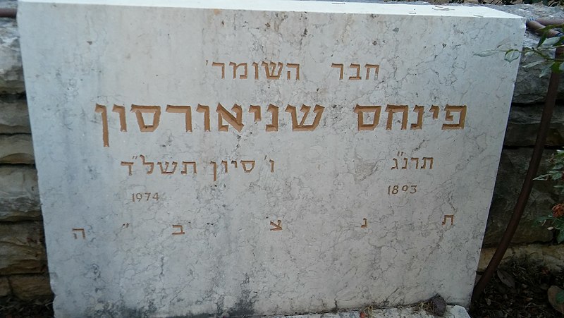 File:Shneorson Pinchas headstone.jpg