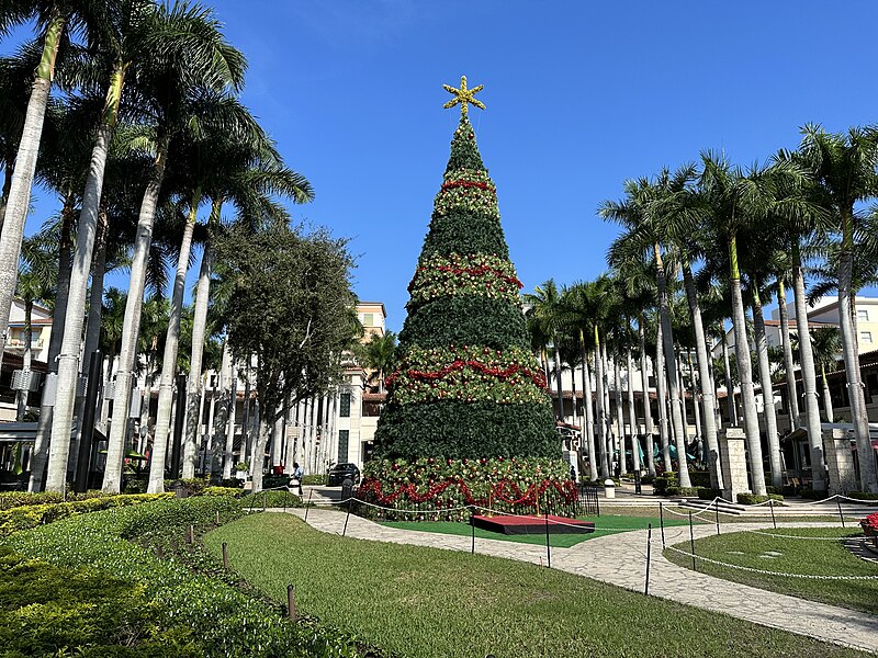 File:Shops at Merrick Park Coral Gables - 2022 Christmas Tree.jpg