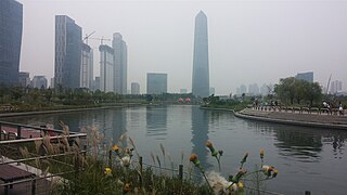 Songdo Central Park Park in Incheon, South Korea