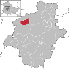 Poziția Sonneborn pe harta districtului Lippe