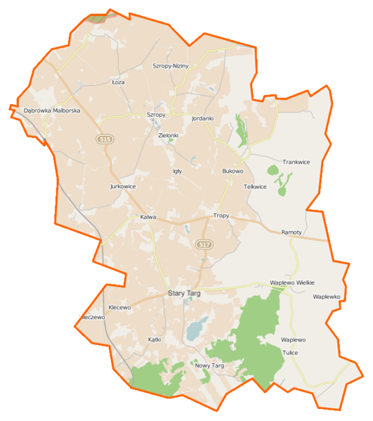 File:Stary Targ (gmina) location map.png