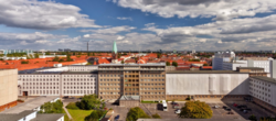 Stasin entinen päämaja Itä-Berliinissä, nykyinen Stasi-museo Berliinissä.
