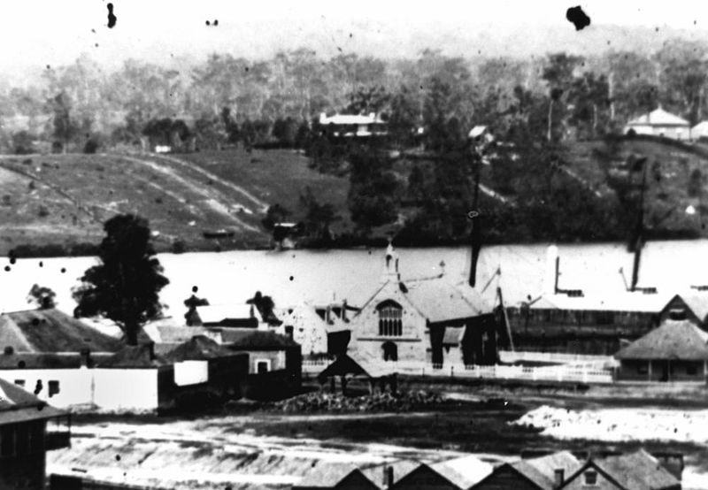 File:StateLibQld 1 118860 St Stephen's church in the centre of a panoramic view taken in 1862.jpg