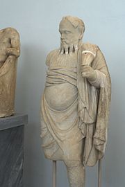 Statue of Silenus, 2nd century BC (Archaeological Museum of Delos)