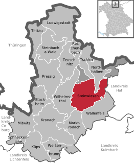 Kaart van Steinwiesen