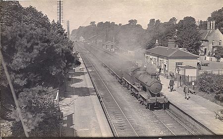 Steventon railway station (postcard)