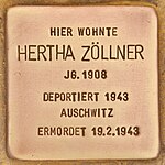 Stumbling block for Hertha Zöllner (Zehdenick) .jpg