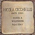 Stolperstein für Nicola Cicchiello (Rome) .jpg