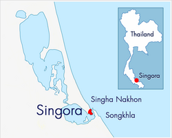Lokasi Kesultanan Singora