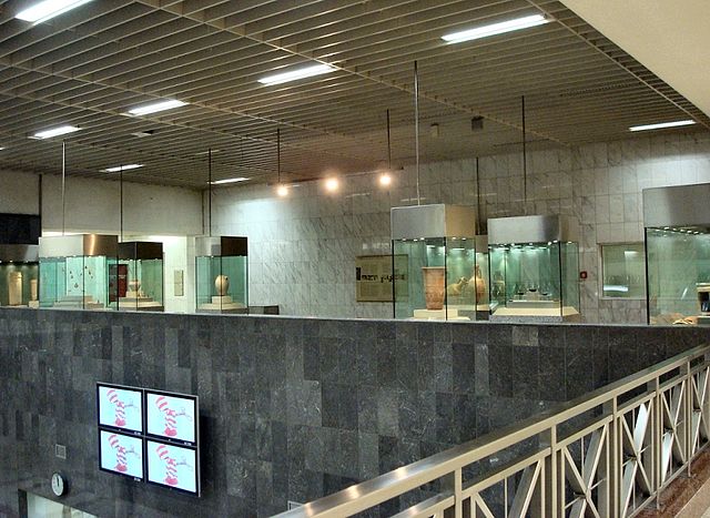 The museum of Syntagma metro station