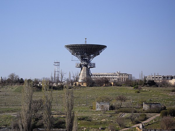 Parabolic dish TNA-400 and abandoned NIP-10