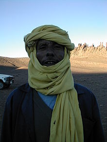 Litamo portata de tuarega viro el Alĝerio.