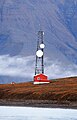 The northernmost mobile base station in the world, north of Longyearbyen, Svalbard - donated by Telenor