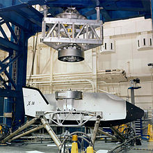 Testing of the X-38 Low-Impact Docking System. Testing of the X-38 docking system.jpg