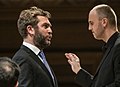 Čeština: Thomas Oliemans and Peter Dijkstra, J.S. Bach Weihnachts-Oratorium BWV 248, Praha, Rudolfinum, Collegium 1704, Peter Dijkstra dirigent, sólisté Hannah Morrison soprán, Maarten Engeltjes kontratenor, Benedikt Kristjansson tenor, Tobias Berndt bas